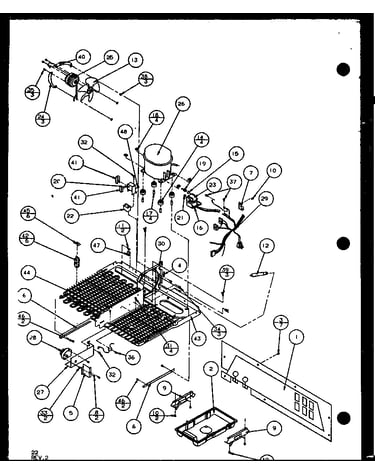 Machine compartment (sl25j/p7870132w) (sl25j/p1104031w)