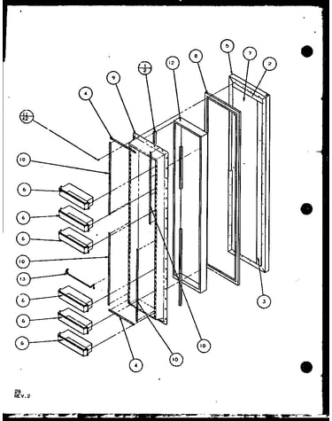 Freezer door (sl25j/p7870109w) (sl25j/p1104026w)
