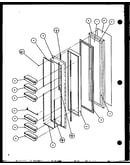 Freezer door (sc25j/p7870113w) (sc25jp/7870114w) (sc25j/p1104027w) (sc25jp/p1104028w)