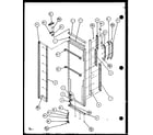 Amana SC25JP-P1104028W refrigerator door hinge and trim parts (sc25j/p7870113w) (sc25jp/7870114w) (sc25j/p1104027w) (sc25jp/p1104028w) diagram