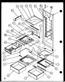 Refrigerator shelving and drawers (sc25j/p7870113w) (sc25jp/7870114w) (sc25j/p1104027w) (sc25jp/p1104028w)