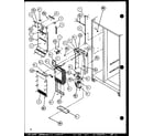 Amana SC25JP-7870114W freezer evaporator and air handling (sc25j/p7870113w) (sc25jp/7870114w) (sc25j/p1104027w) (sc25jp/p1104028w) diagram