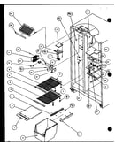 Freezer shelving and refrigerator light (sxd25j/p7870106w) (sxd25jb/p7870107w) (sxd25jp/p7870108w) (sxd22j/p7870119w)