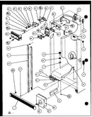 Refrigerator/freezer controls and cabinet part (sxd25j/p7870106w) (sxd25jb/p7870107w) (sxd25jp/p7870108w) (sxd22j/p7870119w)