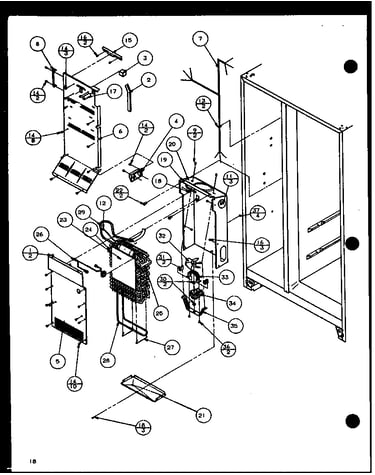 Evaporator and air handling (sxd25j/p7870106w) (sxd25jb/p7870107w) (sxd25jp/p7870108w) (sxd22j/p7870119w)