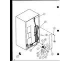 Amana SXD25JB-P7870107W cabinet back (sxd25j/p7870106w) (sxd25jb/p7870107w) (sxd25jp/p7870108w) (sxd22j/p7870119w) diagram