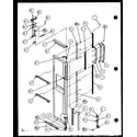 Amana SCD25J-P7870115W freezer door hinge and trim parts (scd25j/p7870115w) (scd25jb/p7870116w) (scd25jp/p7870117w) diagram