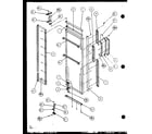 Amana SCD25JB-P7870116W refrigerator door hinge and trim parts (scd25j/p7870115w) (scd25jb/p7870116w) (scd25jp/p7870117w) diagram