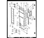 Amana SLD25J-P7870110W refrigerator door hinge and trim parts (sld25j/p7870110w) (sld25jb/p7870111w) (sld25jp/p7870112w) (sld22jb/p7870133w) diagram
