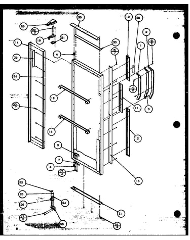 Refrigerator door