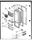Refrigerator door