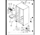 Amana 36078-P1108706W factory installed ice maker diagram
