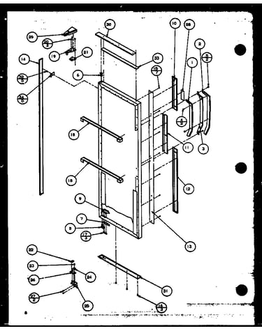 Refrigerator door