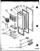 Refrigerator door