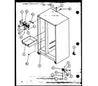 Amana 36078-P1115802W factory installed ice maker diagram