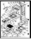 Refrigerator shelving and drawers