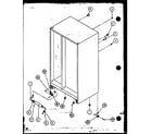Amana 36078-P1115802W rollers and back unit diagram