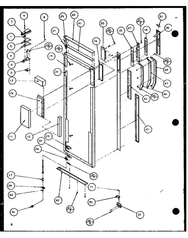 Refrigerator door