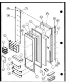 Refrigerator door