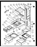Refrigerator shelving and drawers