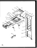 Refrigerator shelving and drawers
