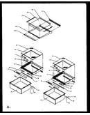 Refrigerator shelving and drawers