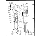 Amana 36091-P1108703W freezer door (36081/p1108701w) (36088/p1108702w) (36091/p1108703w) (36098/p1108704w) diagram