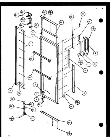 Refrigerator door (36081/p1108701w) (36088/p1108702w) (36091/p1108703w) (36098/p1108704w)