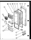 Refrigerator door (36081/p1108701w) (36088/p1108702w) (36091/p1108703w) (36098/p1108704w)
