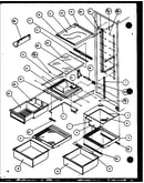Refrigerator shelving and drawers