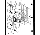 Amana SZDE25KP-P1116803W evaporator and air handling diagram