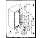 Amana SZDE25KP-P1116803W cabinet back diagram