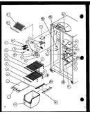 Freezer shelving and refrigerator light