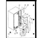 Amana 36591-P1115603W cabinet back diagram