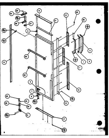 Refrigerator door