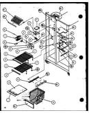 Freezer shelving and refrigerator light