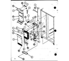 Amana 36091-P1115903W evaporator and air handling diagram