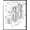 Amana SZD20K-P1117702W freezer door (sbd20k/p1117701w) diagram