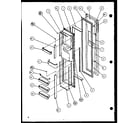 Amana SZD20K-P1117702W freezer door (sbd20k/p1117701w) diagram