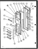 Freezer door (sbd20k/p1117701w)