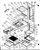 Refrigerator shelving and drawers (sbd20k/p1117701w)