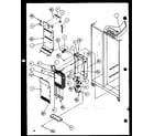 Amana SZD20K-P1117702W evaporator and air handling (sbd20k/p1117701w) diagram