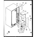 Amana SZD20K-P1117702W cabinet back (sbd20k/p1117701w) diagram