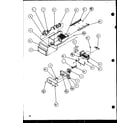 Amana SZD20K-P1117702W ice bucket and ice maker (sbd20k/p1117701w) diagram