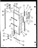 Refrigerator door (szd20k/p1117702w) (szd20kb/p1117703w) (szd20kp/p1117704w)