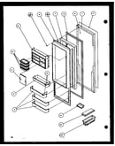 Refrigerator door (szd20k/p1117702w) (szd20kb/p1117703w) (szd20kp/p1117704w)