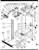 Refrigerator/freezer controls and cabinet part (szd20k/p1117702w) (szd20kb/p1117703w) (szd20kp/p1117704w)