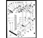 Amana 36268-P1115703W refrigerator/freezer controls and cabinet part (36561/p1115501w) (36561/p1115502w) (36568/p1115503w) (36568/p1115504w) diagram