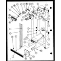 Amana 36268-P1115703W refrigerator/freezer controls and cabinet part (36561/p1115501w) (36561/p1115502w) (36568/p1115503w) (36568/p1115504w) diagram