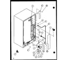 Amana 36268-P1115703W cabinet back (36561/p1115501w) (36561/p1115502w) (36568/p1115503w) (36568/p1115504w) diagram